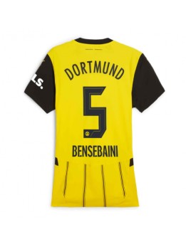 Borussia Dortmund Ramy Bensebaini #5 Heimtrikot für Frauen 2024-25 Kurzarm